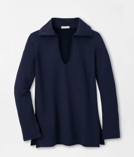 Peter Lava Wash Collared Popover
